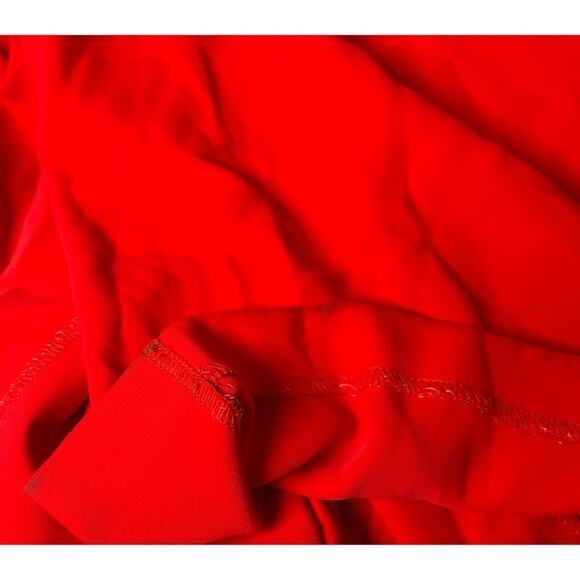 Amanda Uprichard Falcon Off the Shoulder Crimson Red Maxi Dress Size XS - Picture 8 of 9